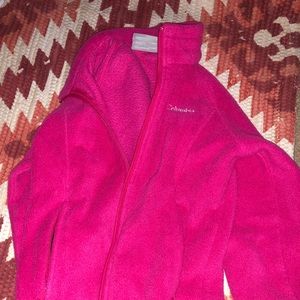 kids columbia hot pink jacket